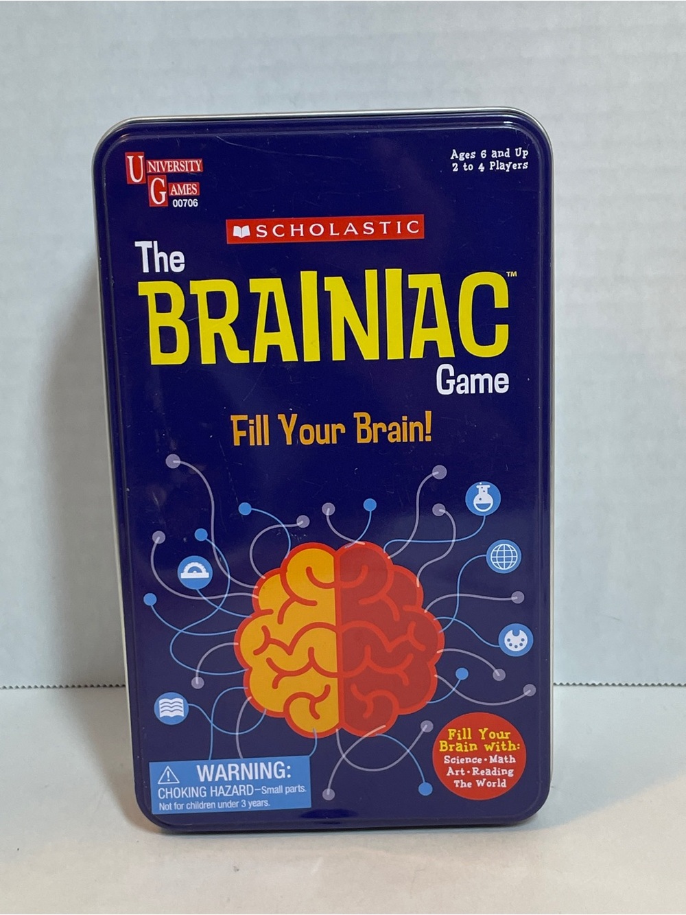 Scholastic The Brainiac Game Fill Your Brain University Games, Ages 6+
